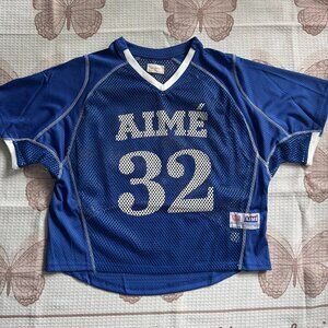 Aime Leon Dore Blue Mesh Jersey Number 32